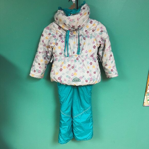 Kiko Girls 2-Piece Winter Coat & Snow Bib Set Size 4 - Picture 6 of 12